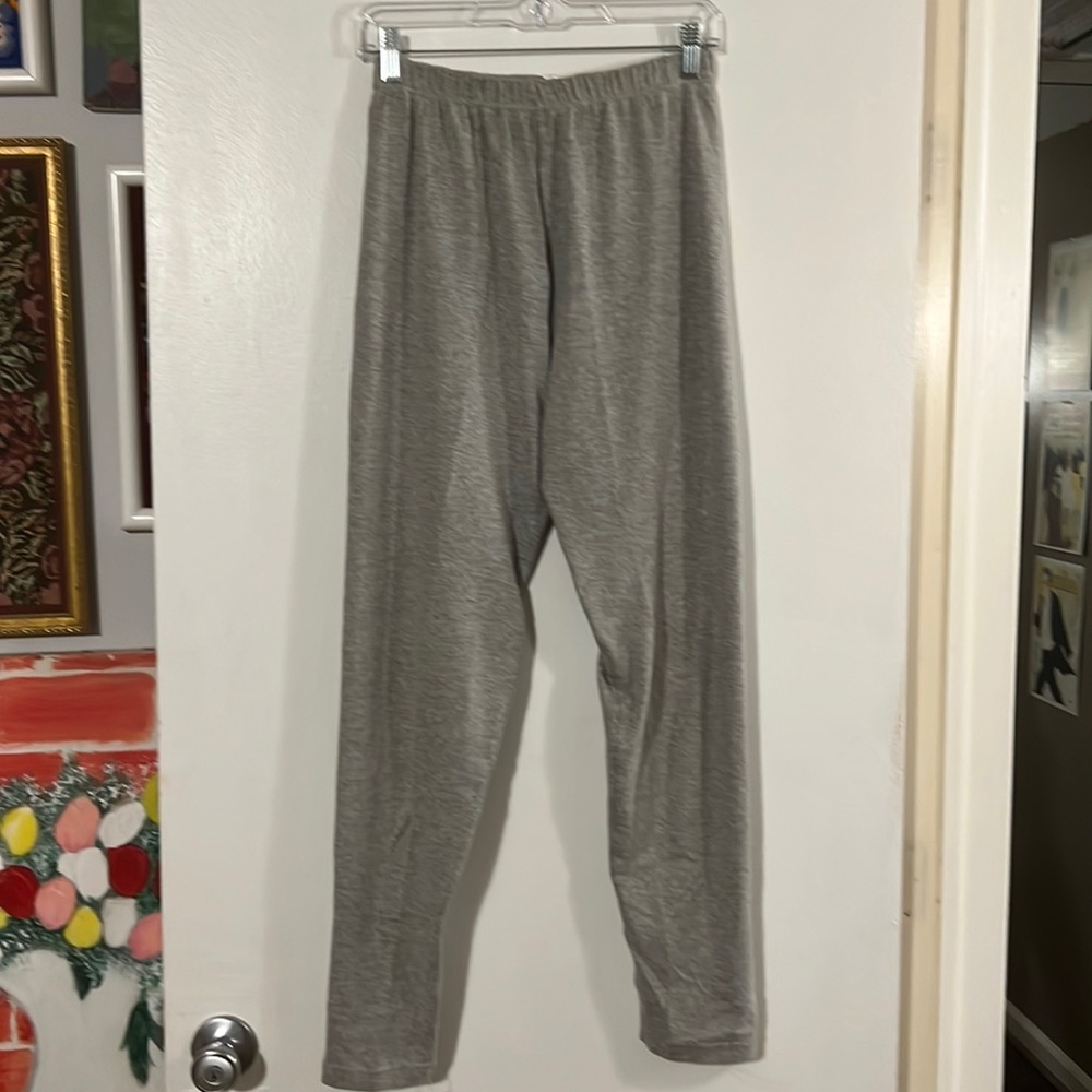Lily gray soft pants. Cotton with a touch of spandex
